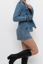 Load image into Gallery viewer, Vintage x Made in Italy x JEAN PAUL GAUTIER Denim Jacket (S, M)