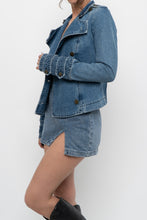 Load image into Gallery viewer, Vintage x Made in Italy x JEAN PAUL GAUTIER Denim Jacket (S, M)