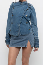 Load image into Gallery viewer, Vintage x Made in Italy x JEAN PAUL GAUTIER Denim Jacket (S, M)