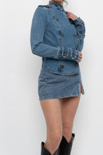 Load image into Gallery viewer, Vintage x Made in Italy x JEAN PAUL GAUTIER Denim Jacket (S, M)