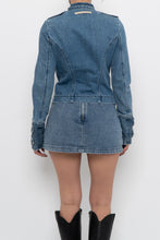 Load image into Gallery viewer, Vintage x Made in Italy x JEAN PAUL GAUTIER Denim Jacket (S, M)