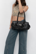 Load image into Gallery viewer, Vintage x Black Croc Leather Birkin-Inspired Purse