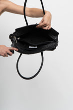 Load image into Gallery viewer, Vintage x Black Croc Leather Birkin-Inspired Purse