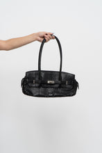 Load image into Gallery viewer, Vintage x Black Croc Leather Birkin-Inspired Purse