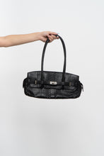 Load image into Gallery viewer, Vintage x Black Croc Leather Birkin-Inspired Purse