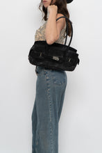 Load image into Gallery viewer, Vintage x Black Croc Leather Birkin-Inspired Purse
