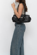 Load image into Gallery viewer, Vintage x Black Croc Leather Birkin-Inspired Purse