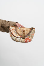 Load image into Gallery viewer, Vintage x NINE WEST Straw Patterned Cotton Wristlet