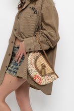 Load image into Gallery viewer, Vintage x NINE WEST Straw Patterned Cotton Wristlet