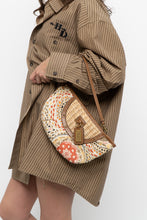 Load image into Gallery viewer, Vintage x NINE WEST Straw Patterned Cotton Wristlet