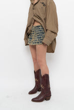 Load image into Gallery viewer, FASHIONOVA x Deadstock Distressed Micro Mini Skirt (S, M)