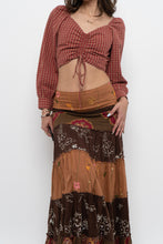Load image into Gallery viewer, LEVI'S x Red Plaid Crop Blouse (Muliple Sizes)