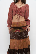 Load image into Gallery viewer, LEVI'S x Red Plaid Crop Blouse (Muliple Sizes)