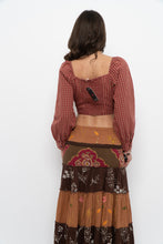 Load image into Gallery viewer, LEVI'S x Red Plaid Crop Blouse (Muliple Sizes)
