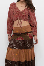 Load image into Gallery viewer, LEVI'S x Red Plaid Crop Blouse (Muliple Sizes)