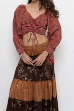 Load image into Gallery viewer, LEVI'S x Red Plaid Crop Blouse (Muliple Sizes)