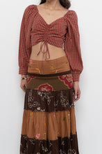 Load image into Gallery viewer, LEVI'S x Red Plaid Crop Blouse (Muliple Sizes)