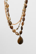 Load image into Gallery viewer, Vintage x Heavy Gemstone Layered Necklace