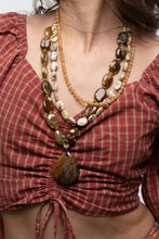 Load image into Gallery viewer, Vintage x Heavy Gemstone Layered Necklace