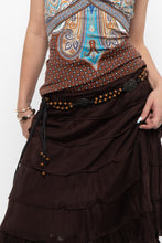 Load image into Gallery viewer, Vintage x Brown, Metal Braided Chain Belt