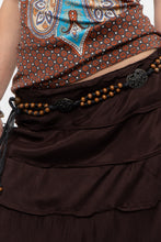 Load image into Gallery viewer, Vintage x Brown, Metal Braided Chain Belt