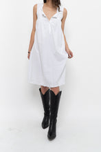 Load image into Gallery viewer, Vintage x White Cotton Dress (S, M)