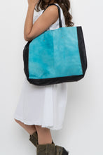 Load image into Gallery viewer, Vintage x Made in Italy x PULICATI Blue Pony Hair Leather Oversized Purse