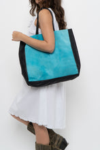 Load image into Gallery viewer, Vintage x Made in Italy x PULICATI Blue Pony Hair Leather Oversized Purse