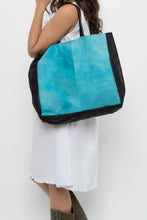 Load image into Gallery viewer, Vintage x Made in Italy x PULICATI Blue Pony Hair Leather Oversized Purse