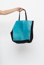 Load image into Gallery viewer, Vintage x Made in Italy x PULICATI Blue Pony Hair Leather Oversized Purse