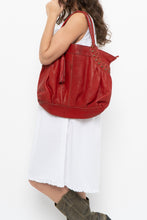 Load image into Gallery viewer, Vintage x Red Oversized Leather Studded Purse