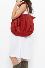 Load image into Gallery viewer, Vintage x Red Oversized Leather Studded Purse