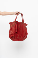 Load image into Gallery viewer, Vintage x Red Oversized Leather Studded Purse