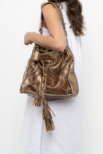 Load image into Gallery viewer, Vintage x Bronze Fringe Leather Western Purse