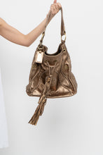 Load image into Gallery viewer, Vintage x Bronze Fringe Leather Western Purse