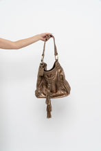 Load image into Gallery viewer, Vintage x Bronze Fringe Leather Western Purse