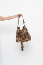 Load image into Gallery viewer, Vintage x Bronze Fringe Leather Western Purse