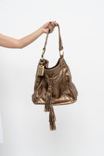 Load image into Gallery viewer, Vintage x Bronze Fringe Leather Western Purse