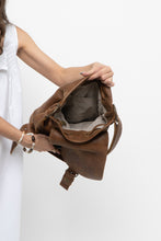Load image into Gallery viewer, Vintage x ROOTS Brown Faded Leather Fringe Purse