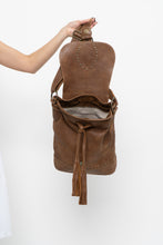 Load image into Gallery viewer, Vintage x ROOTS Brown Faded Leather Fringe Purse