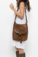 Load image into Gallery viewer, Vintage x ROOTS Brown Faded Leather Fringe Purse