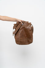 Load image into Gallery viewer, Vintage x ROOTS Brown Faded Leather Fringe Purse