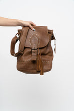 Load image into Gallery viewer, Vintage x ROOTS Brown Faded Leather Fringe Purse