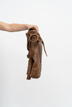 Load image into Gallery viewer, Vintage x ROOTS Brown Faded Leather Fringe Purse