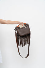 Load image into Gallery viewer, TRINITY RANCH x Pony Hair Fringe Leather Crossbody Purse