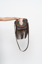 Load image into Gallery viewer, TRINITY RANCH x Pony Hair Fringe Leather Crossbody Purse