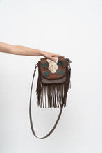 Load image into Gallery viewer, TRINITY RANCH x Pony Hair Fringe Leather Crossbody Purse