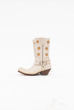 Load image into Gallery viewer, Vintage x Cream Floral Embroidered Leather Cowboy Boots (6, 6.5)