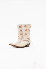 Load image into Gallery viewer, Vintage x Cream Floral Embroidered Leather Cowboy Boots (6, 6.5)