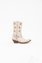 Load image into Gallery viewer, Vintage x Cream Floral Embroidered Leather Cowboy Boots (6, 6.5)